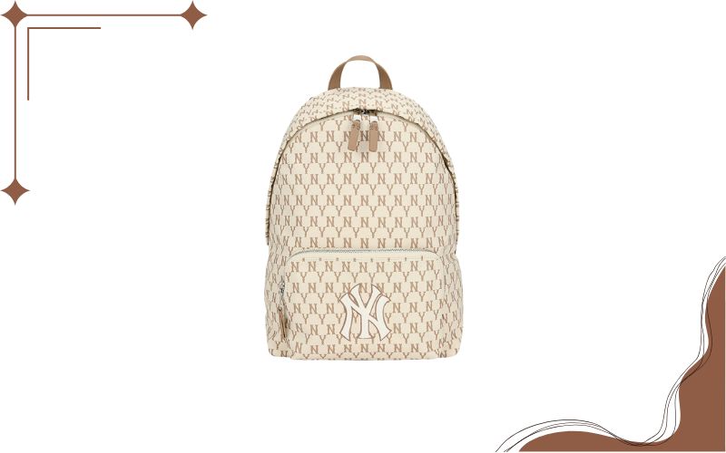 Balo NY thời trang họa tiết monogram