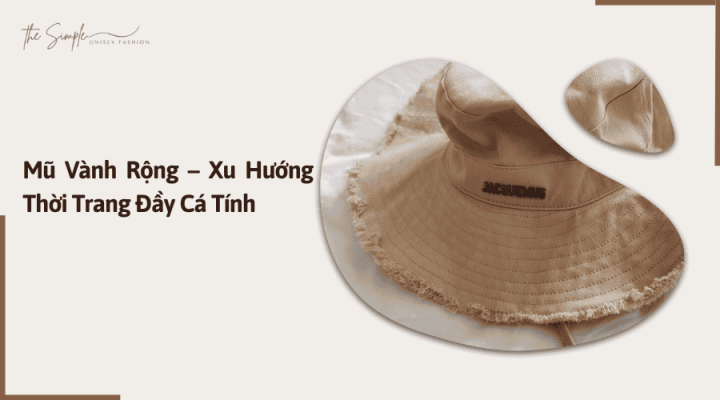 Mũ vành rộng nữ thanh lịch
