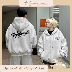 áo hoodie chữ đen