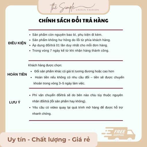 Chính sách đổi trả hàng