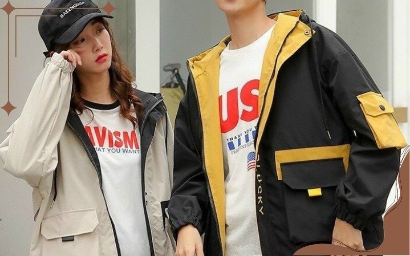 Áo khoác dù kaki nam nữ unisex nhiều kiểu dáng