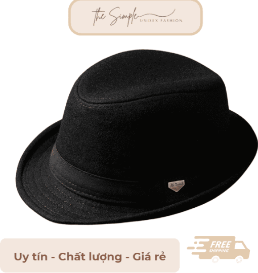 Mũ phớt nhung cao cấp The Simple