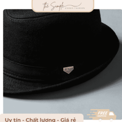 Mũ phớt nhung cao cấp The Simple
