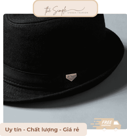 Mũ phớt nhung cao cấp The Simple