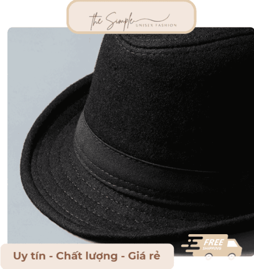 Mũ phớt nhung cao cấp The Simple