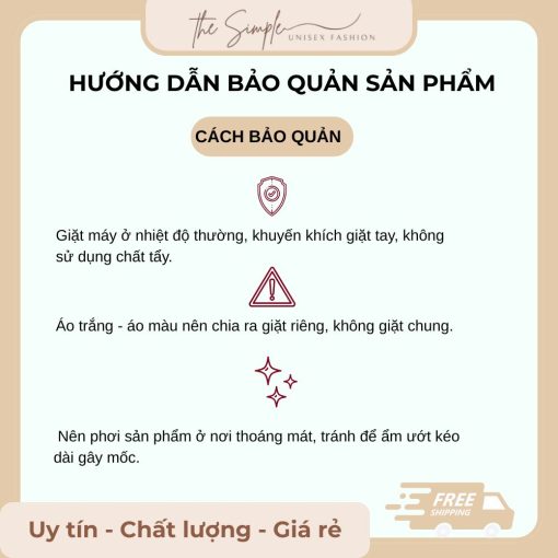 hướng dẫn và bảo quản sản phẩm