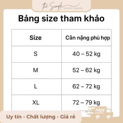 bảng size