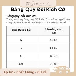 bảng size