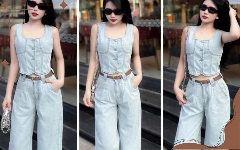 Gợi ý phối đồ jean nữ đẹp