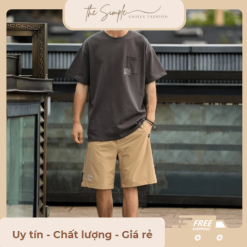 quần đùi nâu sang trọng