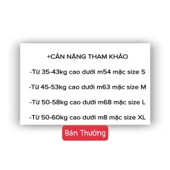 bảng size
